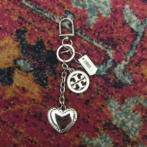 Tory Burch Heart Keychain